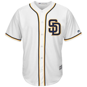 San Diego Padres Majestic Derek Norris Cool Base Jersey - White