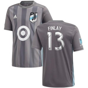 Ethan Finlay Minnesota United FC 2018 Primary Player Jersey – Gray