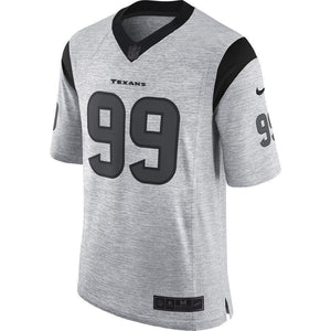 J.J. Watt Houston Texans Nike Gridiron Gray II Limited Jersey - Gray