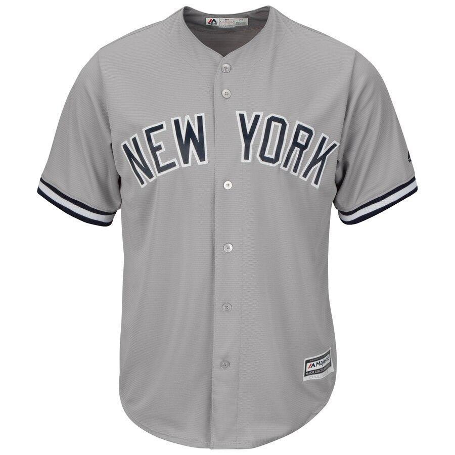 Gary Sanchez New York Yankees Majestic Road Official Cool Base Player Jersey - Gray