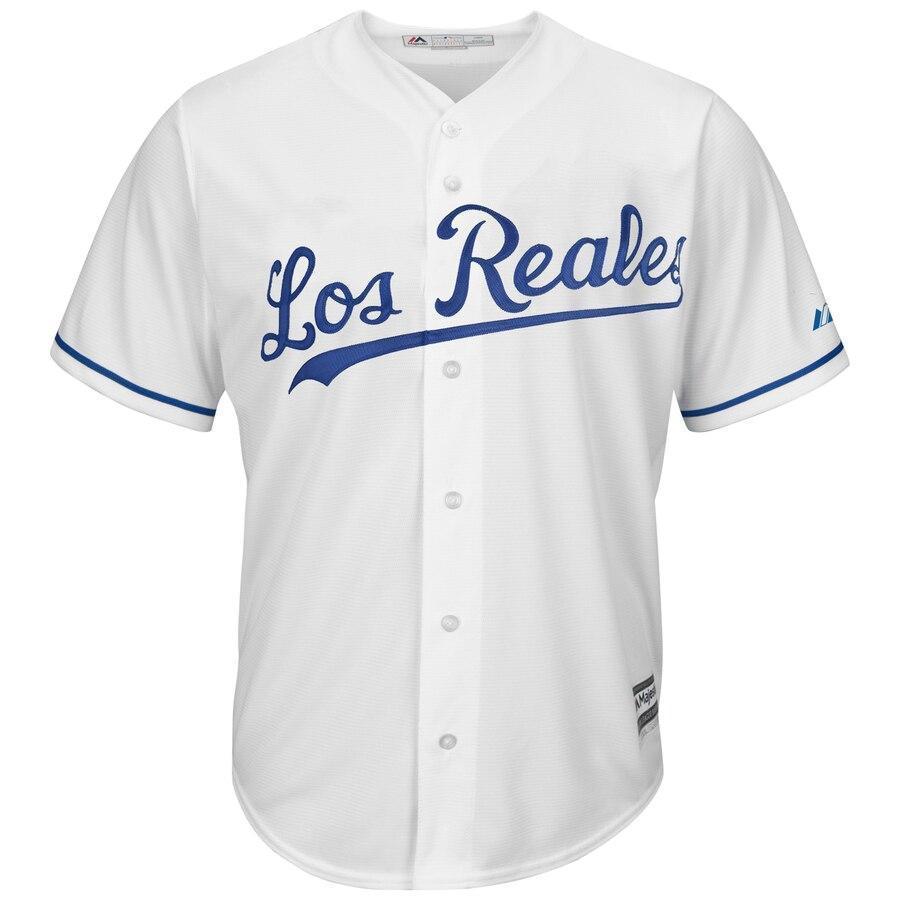 Alex Gordon Kansas City Royals Majestic Los Reales Cool Base Player Jersey - White