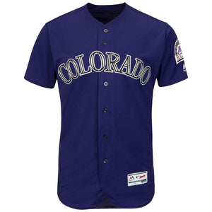 Carlos Gonzalez Colorado Rockies Majestic Alternate Collection Flex Base Player Jersey - Purple