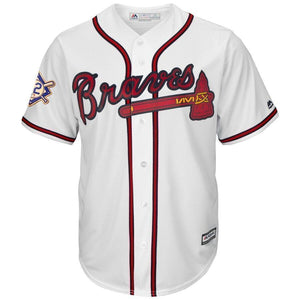 Atlanta Braves Majestic 2019 Jackie Robinson Day Official Cool Base Jersey – White