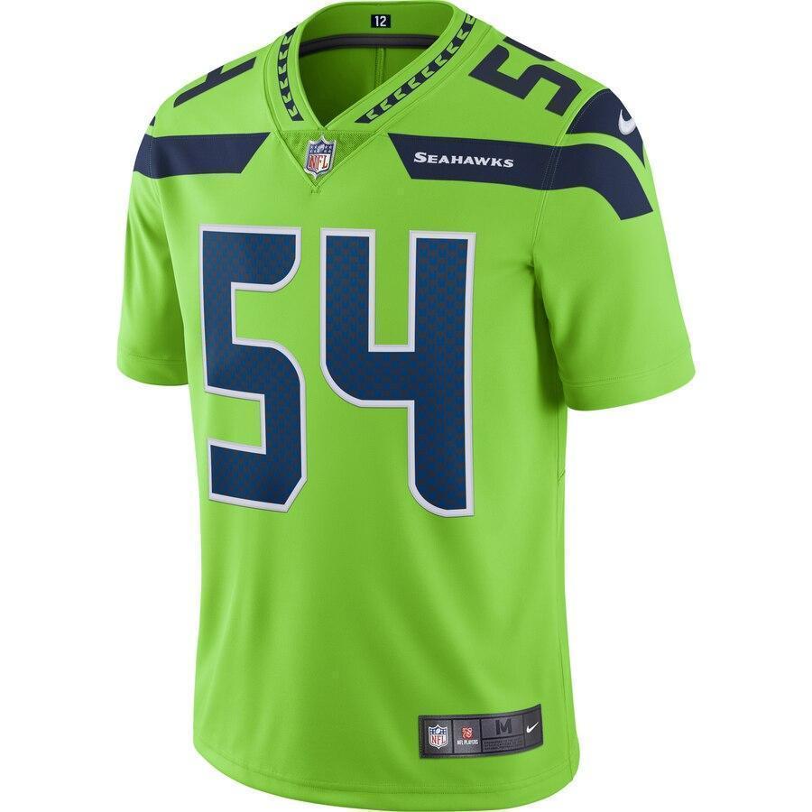 Bobby Wagner Seattle Seahawks Nike Vapor Untouchable Color Rush Limited Player Jersey - Neon Green