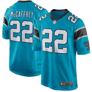 Christian McCaffrey Carolina Panthers American football jersey