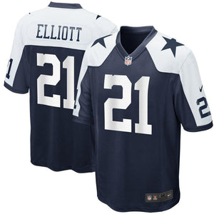 Ezekiel Elliott Dallas Cowboys Nike Alternate Game Jersey - Navy