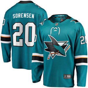 Marcus Sorensen San Jose Sharks Fanatics Branded Home Breakaway Player Jersey - Teal