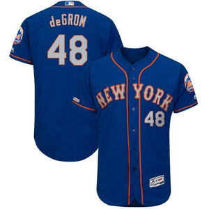 Jacob deGrom New York Mets Majestic Collection Alternate Flex Base Player Jersey – Royal