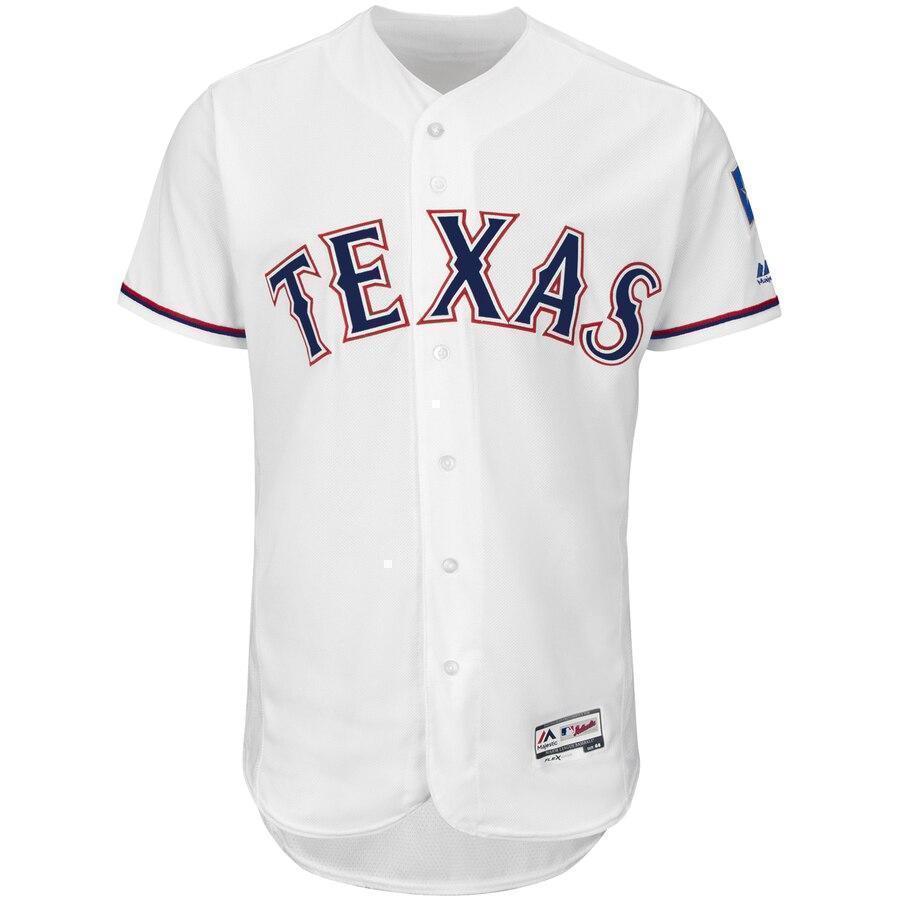 Cole Hamels Texas Rangers Majestic Home Flex Base Collection Player Jersey - White