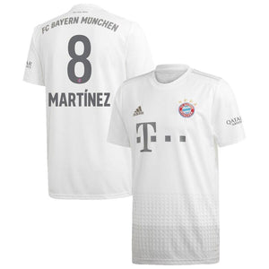 Javi Martínez Bayern Munich Away Soccer Jersey 2019-20 – White