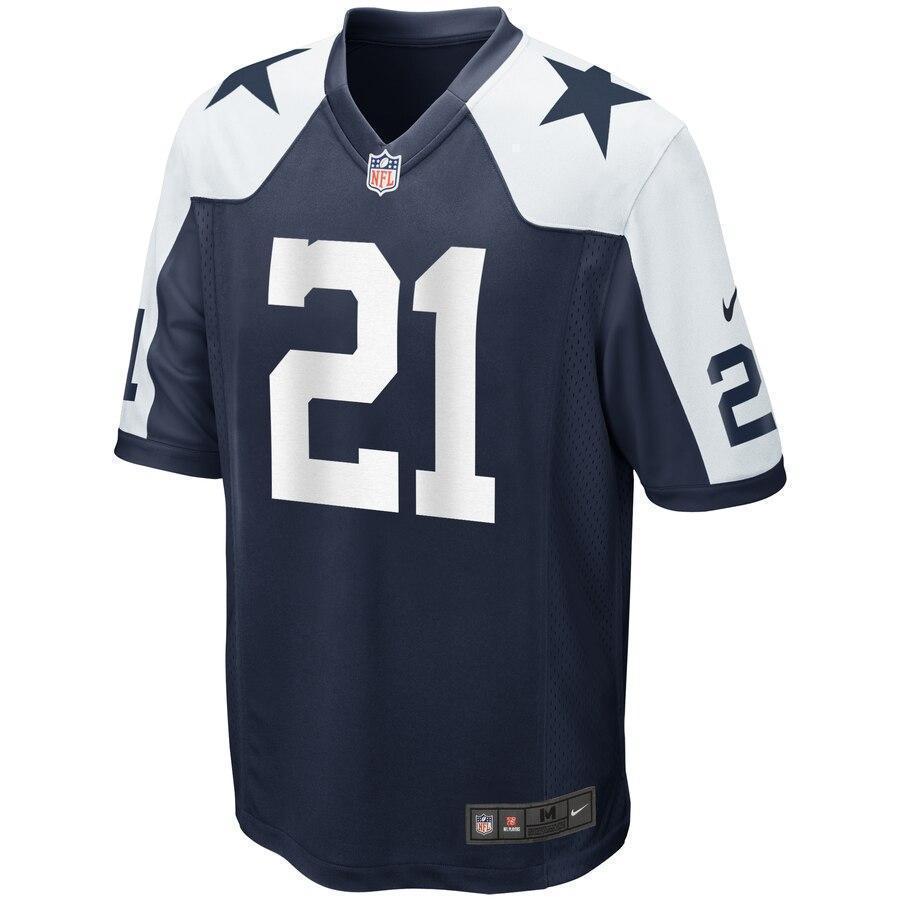 Ezekiel Elliott Dallas Cowboys Nike Alternate Game Jersey - Navy