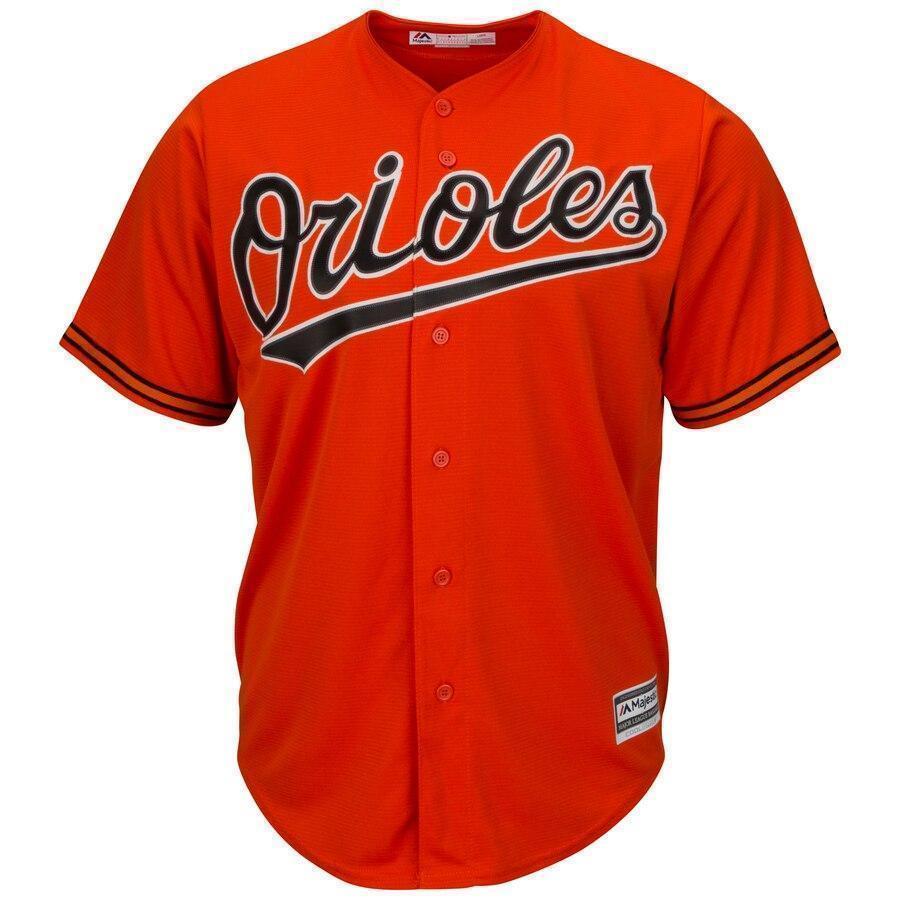 Chris Davis Baltimore Orioles Majestic Alternate Official Cool Base Player Jersey - Orange/White