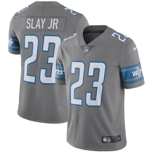 Darius Slay Jr Detroit Lions Nike Vapor Untouchable Color Rush Limited Player Jersey - Steel