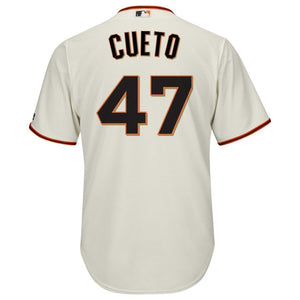 Johnny Cueto San Francisco Giants Majestic Cool Base Player Jersey - Cream