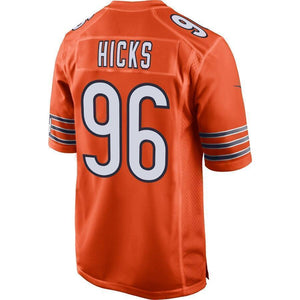 Akiem Hicks Chicago Bears Nike Player Game Jersey - Orange