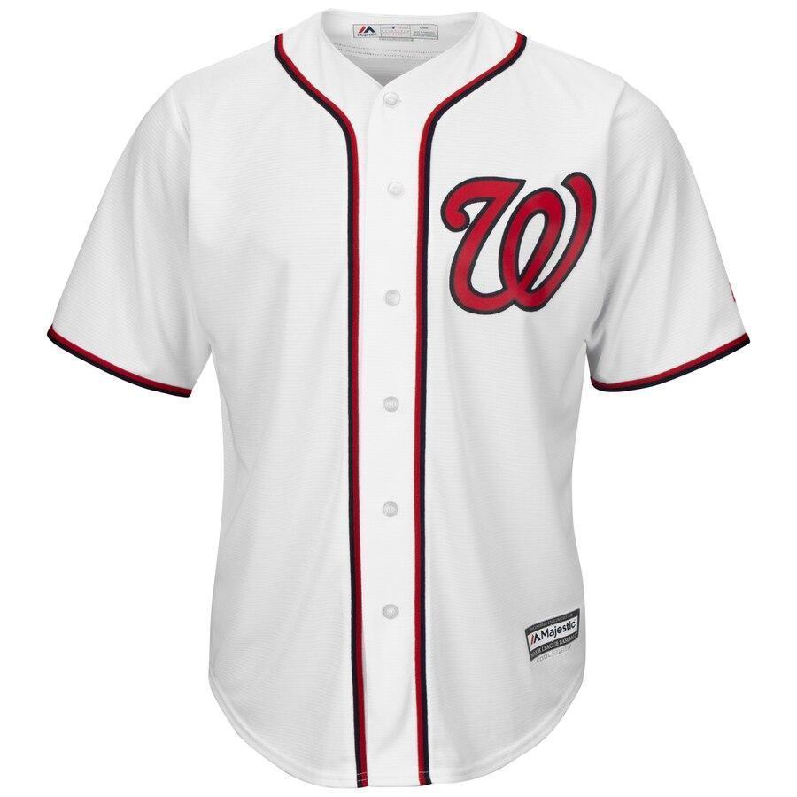 Juan Soto Washington Nationals Majestic Home Official Cool Base Player Jersey - White