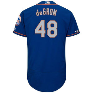 Jacob deGrom New York Mets Majestic Collection Alternate Flex Base Player Jersey – Royal