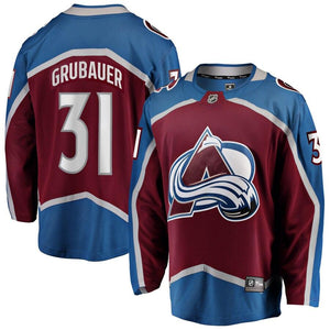 Philipp Grubauer Colorado Avalanche Fanatics Branded Home Breakaway Player Jersey - Maroon