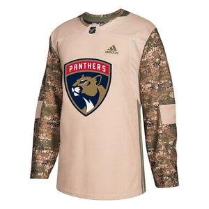 Florida Panthers adidas Veterans Day Practice Jersey - Camo