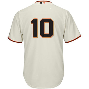 Evan Longoria San Francisco Giants Majestic Official Team Cool Base Player Jersey – Cream