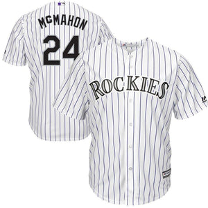 Ryan McMahon Colorado Rockies Majestic Home Cool Base Player Jersey - White