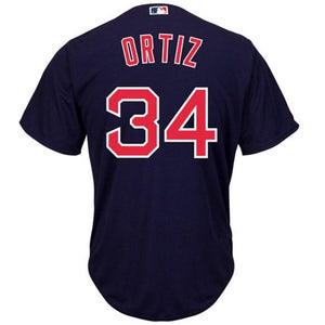 David Ortiz Boston Red Sox Majestic Cool Base Player Jersey - Navy