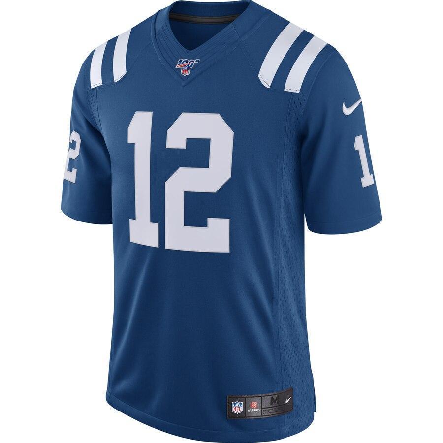 Andrew Luck Indianapolis Colts Nike NFL 100 Vapor Limited Jersey - Royal