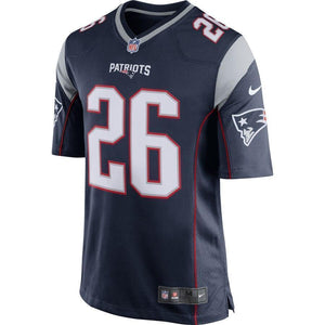 Sony Michel New England Patriots Nike Game Jersey - Navy