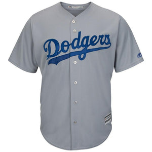 Corey Seager Los Angeles Dodgers Majestic Official Cool Base Player Jersey - White/Grey