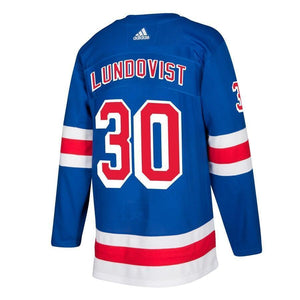 Henrik Lundqvist New York Rangers adidas Player Jersey - Royal