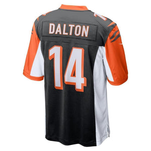 Andy Dalton Cincinnati Bengals Nike 50th Anniversary Patch Game Jersey - Black