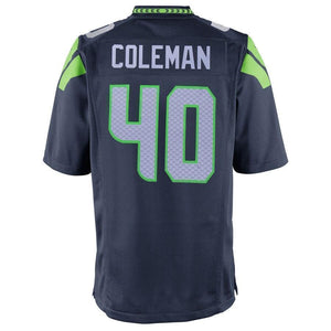 Derrick Coleman Seattle Seahawks Nike Game Jersey - College Navy