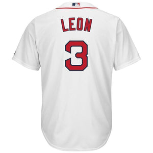 Sandy Leon Boston Red Sox Majestic Home Cool Base Replica Player Jersey - White