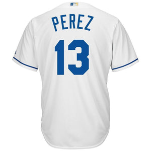 Salvador Perez Kansas City Royals Majestic Cool Base Player Jersey - White