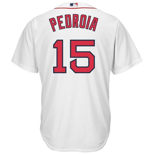 Dustin Pedroia Boston Red Sox Majestic Cool Base Player Jersey - White