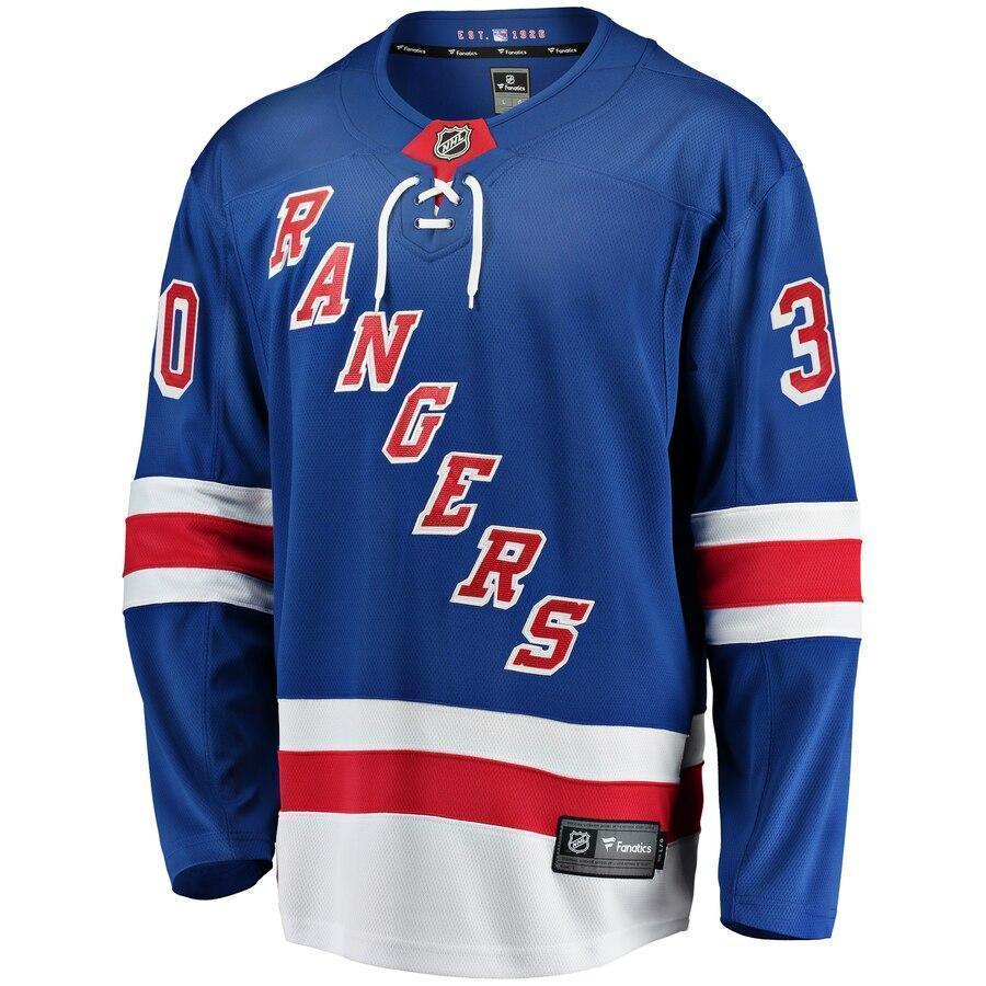 Henrik Lundqvist New York Rangers Fanatics Branded Breakaway Player Jersey - Royal