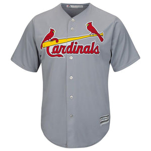 Jhonny Peralta St. Louis Cardinals Majestic Official Cool Base Player Jersey - Gray