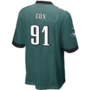 Fletcher Cox Philadelphia Eagles Nike Team Game Jersey - Midnight Green