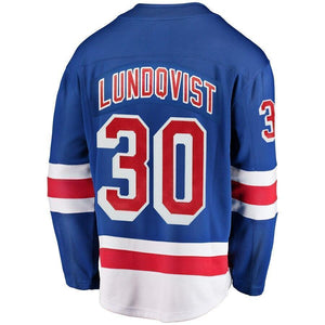 Henrik Lundqvist New York Rangers Fanatics Branded Breakaway Player Jersey - Royal