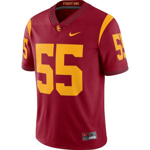 #55 USC Trojans Nike Limited Jersey - Cardinal