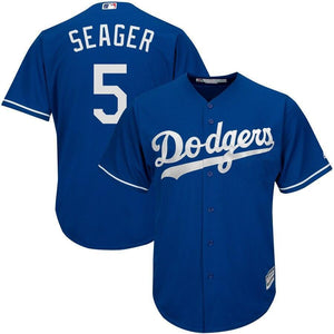 Corey Seager Los Angeles Dodgers Majestic Fashion Official Cool Base Player Jersey - Royal/White