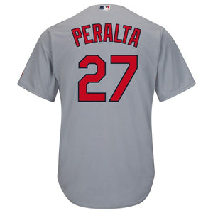 Jhonny Peralta St. Louis Cardinals Majestic Official Cool Base Player Jersey - Gray