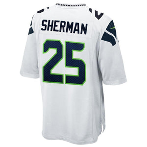 Richard Sherman Seattle Seahawks Nike Game Jersey - White