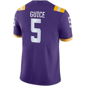 Derrius Guice LSU Tigers Nike Game Jersey - Purple