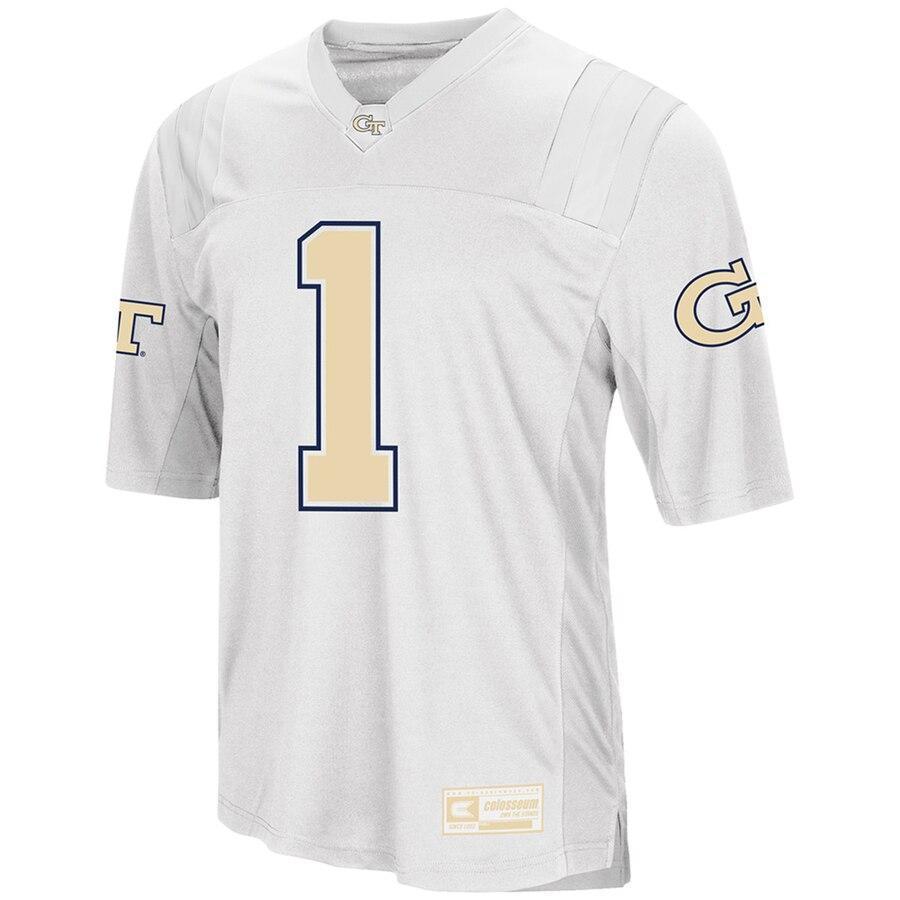 Georgia Tech Yellow Jackets Colosseum Football Jersey - White