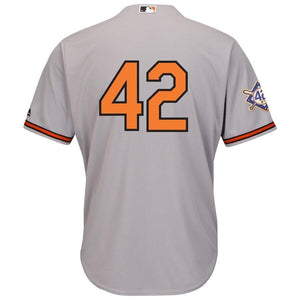 Baltimore Orioles Majestic 2019 Jackie Robinson Day Official Cool Base Jersey – Gray