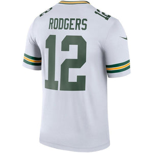 Aaron Rodgers Green Bay Packers Nike Color Rush Legend Jersey - White