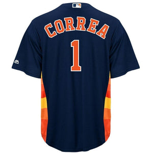 Carlos Correa Houston Astros Majestic Official Cool Base Player Jersey - Navy