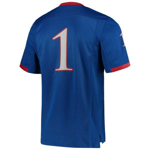 Kansas Jayhawks adidas Team Premier Football Jersey - Royal