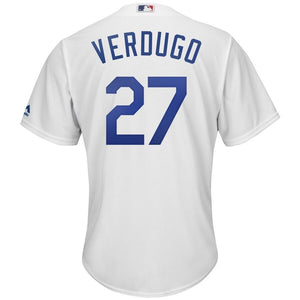 Alex Verdugo Los Angeles Dodgers Majestic Home Official Cool Base Player Jersey - White